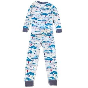 Hanna Andersson size US 5 | 110 cm Long John Pajamas hockey winter theme